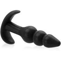 ŠTÍHLÝ ANÁLNÍ KOLÍK PLUG DO ANÁLU ANÁLNÍ SONDA KULIČKOVÝ TVAR ČERNÁ BARVA - 70317057 - 2