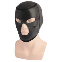 Kožená maska s páskou přes oči pro BDSM seance a hraní scén - 77039546 - 4