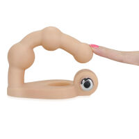 Vibrační erekční kroužek na penis s masážním zařízením 14 cm - 76609366 - 6