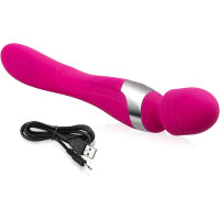 DVOUSTRANNÝ VIBRÁTOR INTIMNÍ MASAŽÉR SAMOSTATNÉ SYSTÉMY INTENZIVNÍ VIBRACE RŮŽOVÁ BARVA– 78612960 - 2