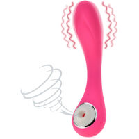 DVOUSYSTÉMOVÝ MASTURBÁTOR PRO ŽENY VIBRÁTOR + VZDUCHOVÝ STIMULÁTOR KLITORISU 2v1  - 70015425 - 3