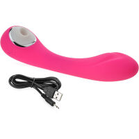 DVOUSYSTÉMOVÝ MASTURBÁTOR PRO ŽENY VIBRÁTOR + VZDUCHOVÝ STIMULÁTOR KLITORISU 2v1  - 70015425 - 4