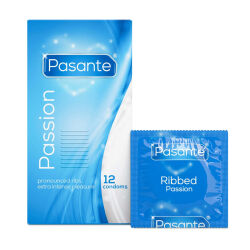 Pasante Passion pruhované kondomy 12 ks - 76973713