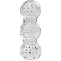 MĚKKÝ GELOVÝ MASTURBÁTOR DVAKRÁT ZÚŽENÝ PRO SINOU STIMULACI PENISU - 71302070