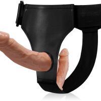STRAP-ON PRO ŽENY DVOJITÝ PENIS NA PEGGING POPRUHY - 71762248 - 2