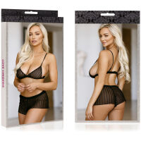 PODPRSENKA + BOXERKY PRŮSVITKÝ SEXY KOMPLET PRÁDLA – 72390853 - 4