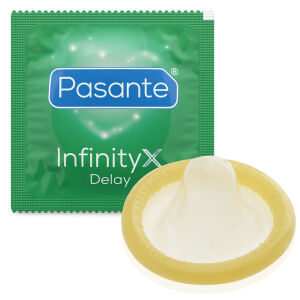 Pasante Delay Infinity "X" prezervativy oddalující ejakulaci 1 ks - 78075444