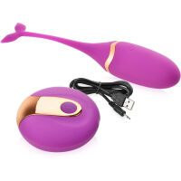 STIMULAČNÍ VAJÍČKO DO VAGÍNY I ANÁLU  NA DÁLKOVÉ OVLÁDÁNÍ  - 10 SEX FUNKCÍ FIALOVÁ BARVA - 76661584 - 3