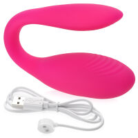 DVOUMOTOROVÝ MASÁŽNÍ VIBRÁTOR PRO PÁRY A K MASTURBACI OVLÁDANÝ APLIKACÍ - 70083459 - 4