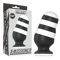 Velký silikonový anální kolík na silné přísavce 8,2 cm - 79703586