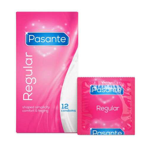 Pasante Regular klasické kondomy s rezervoárem 12 ks - 78806190